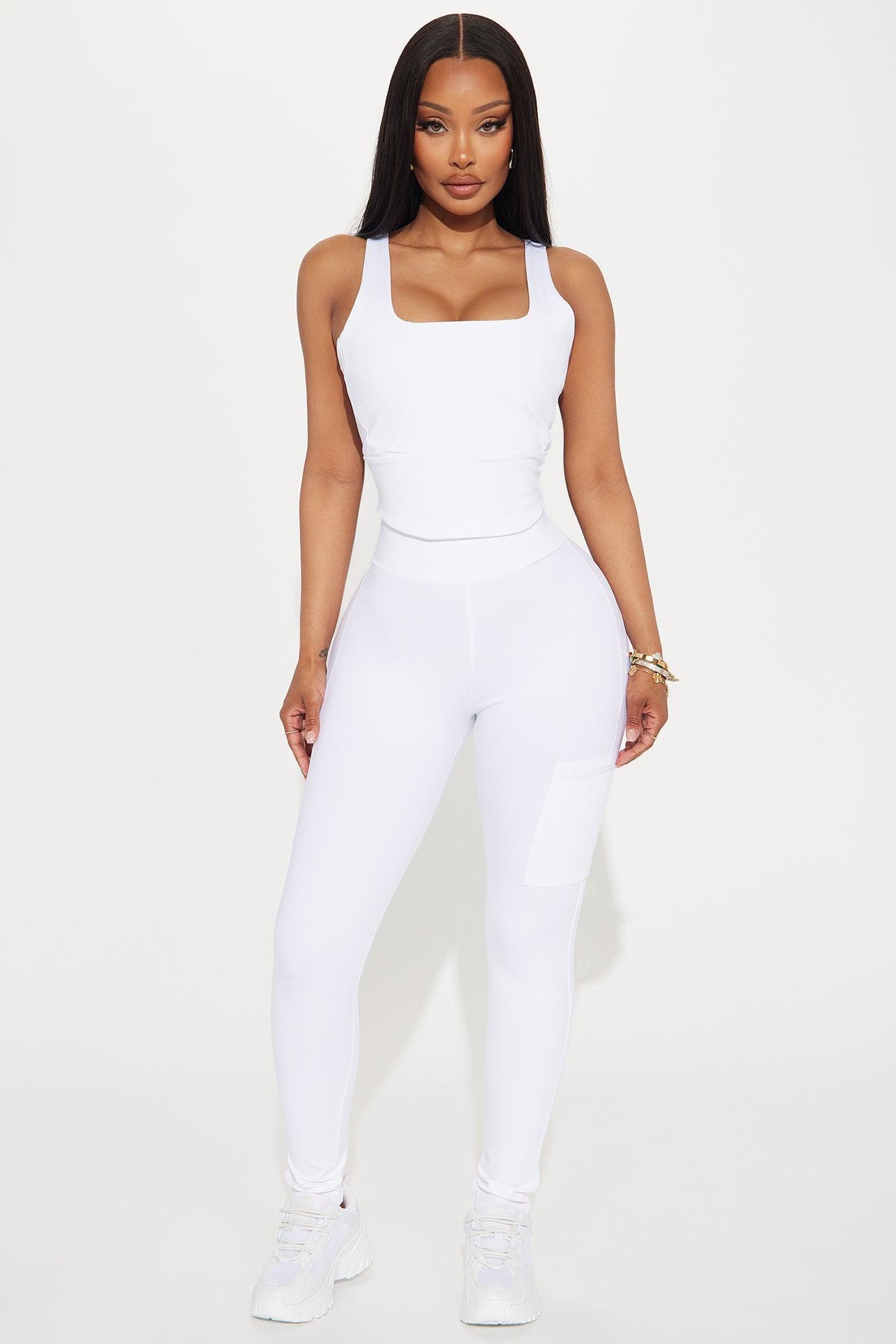 Pace Yourself Elevate Active Legging - White Product Image