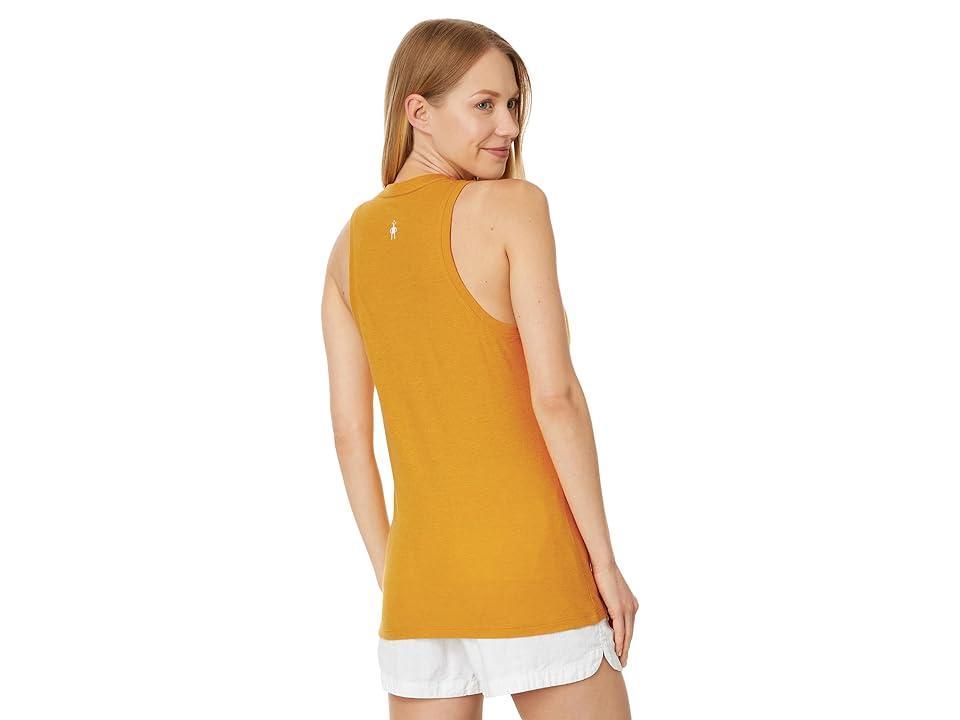 Smartwool Mountain Moon Graphic Tank (Honey Gold) Women's Clothing Product Image