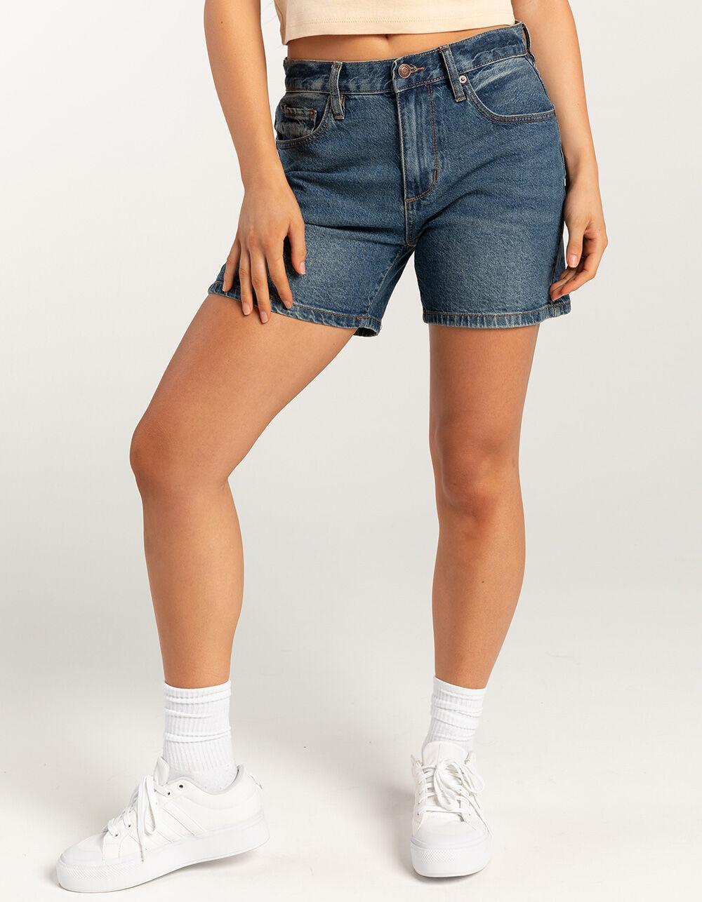 RSQ Womens High Rise Midi Shorts Product Image