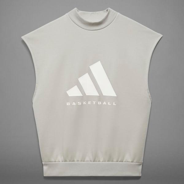 adidas Basketball Sleeveless Sweatshirt Product Image