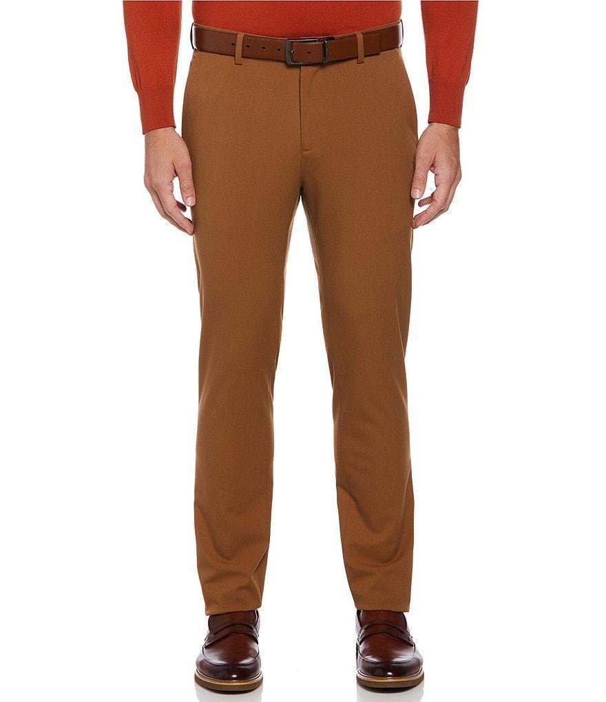 Perry Ellis Slim Fit Stretch Solid Chino Pants Product Image