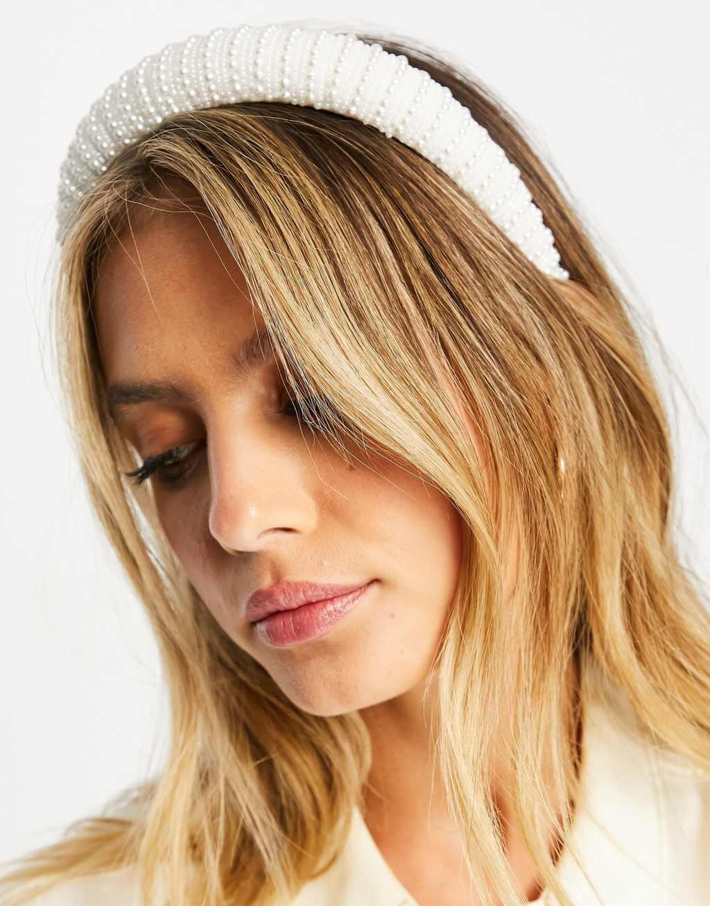 True Decadence pearl statement headband  Product Image