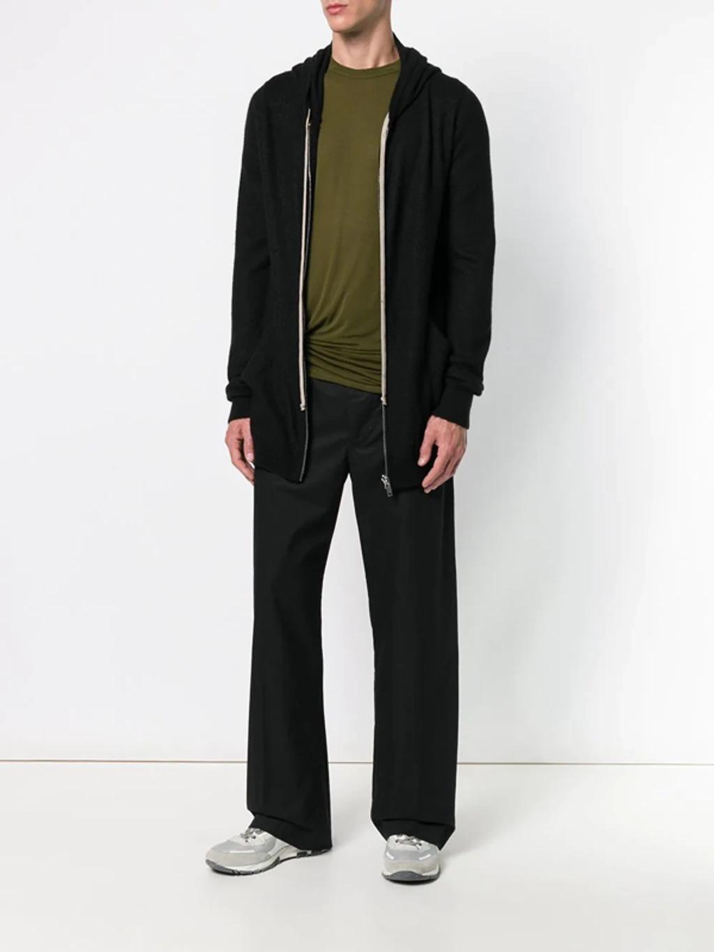 Cashmere Zip-fastening Hoodie In 09 Black Product Image