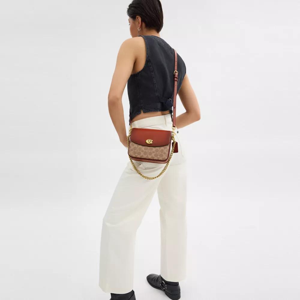 Cassie Crossbody Bag 19 In Signature Canvas Product Image