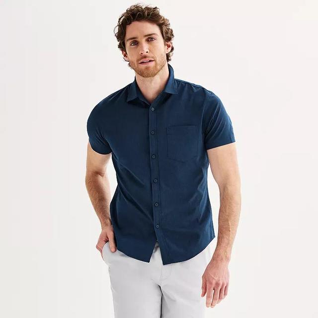 Mens FLX Slim Performance Untucked-Fit Button Down Shirt Product Image