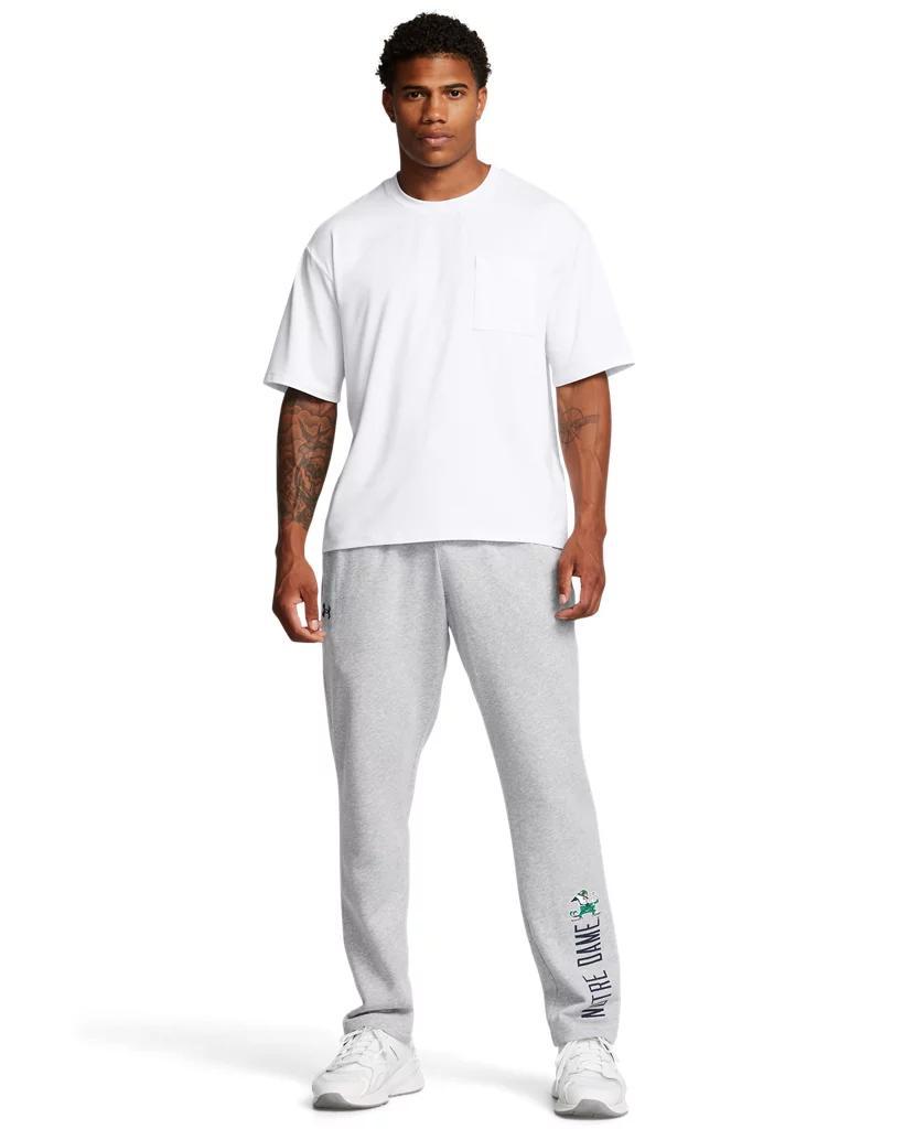 Men's UA Rival Fleece Collegiate Open Bottom Pants Product Image