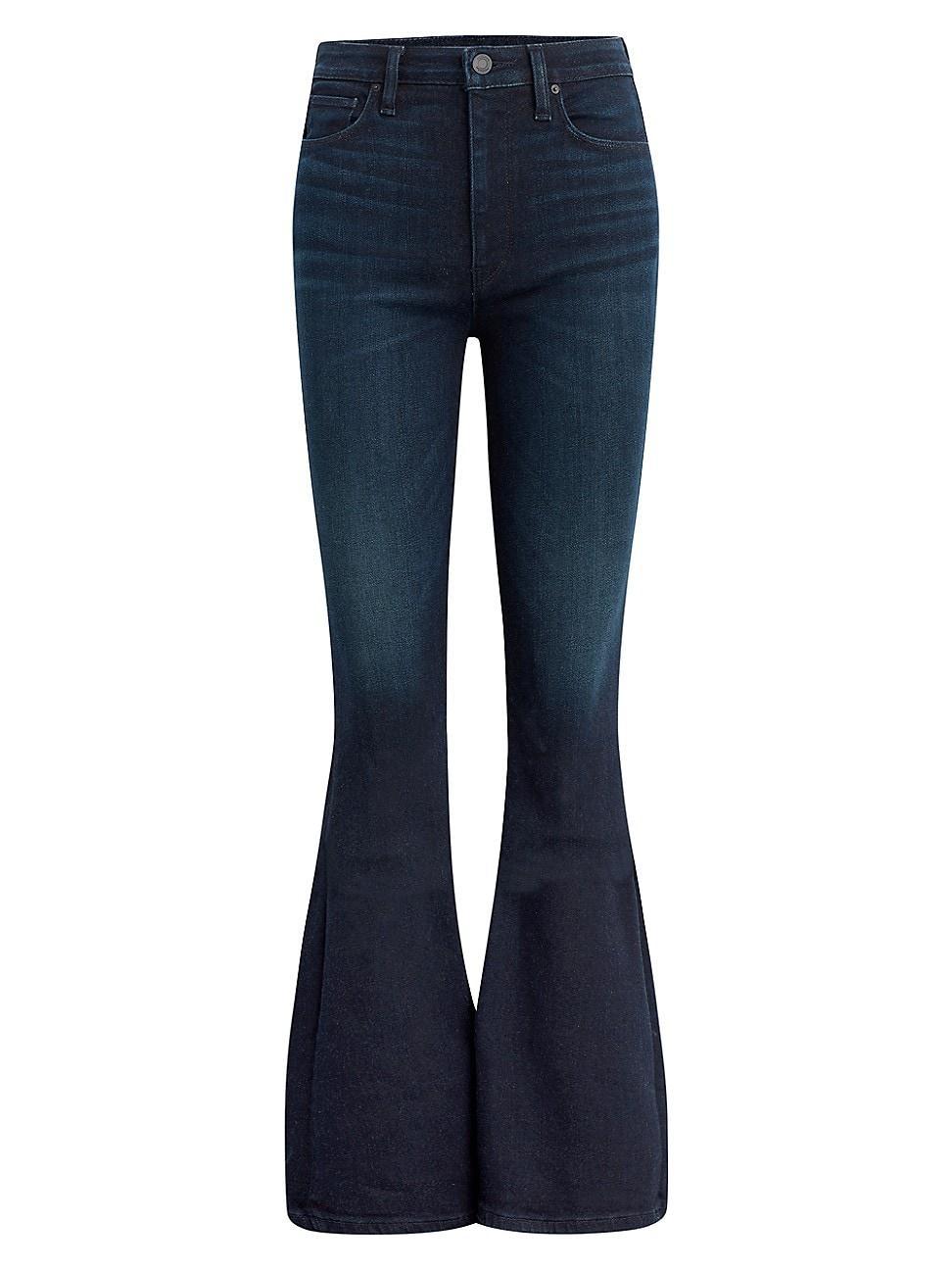 Womens Holly High-Rise Flare Jeans Product Image