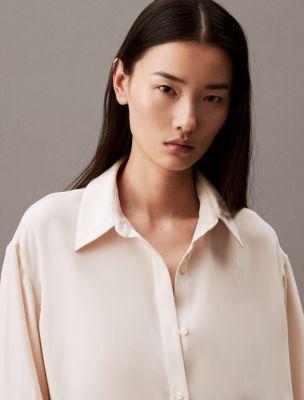 Classic Button-Down Tunic Shirt Product Image