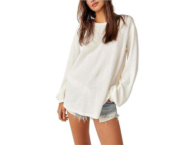 Free People Soul Song Long Sleeve Cotton Blend Top Product Image