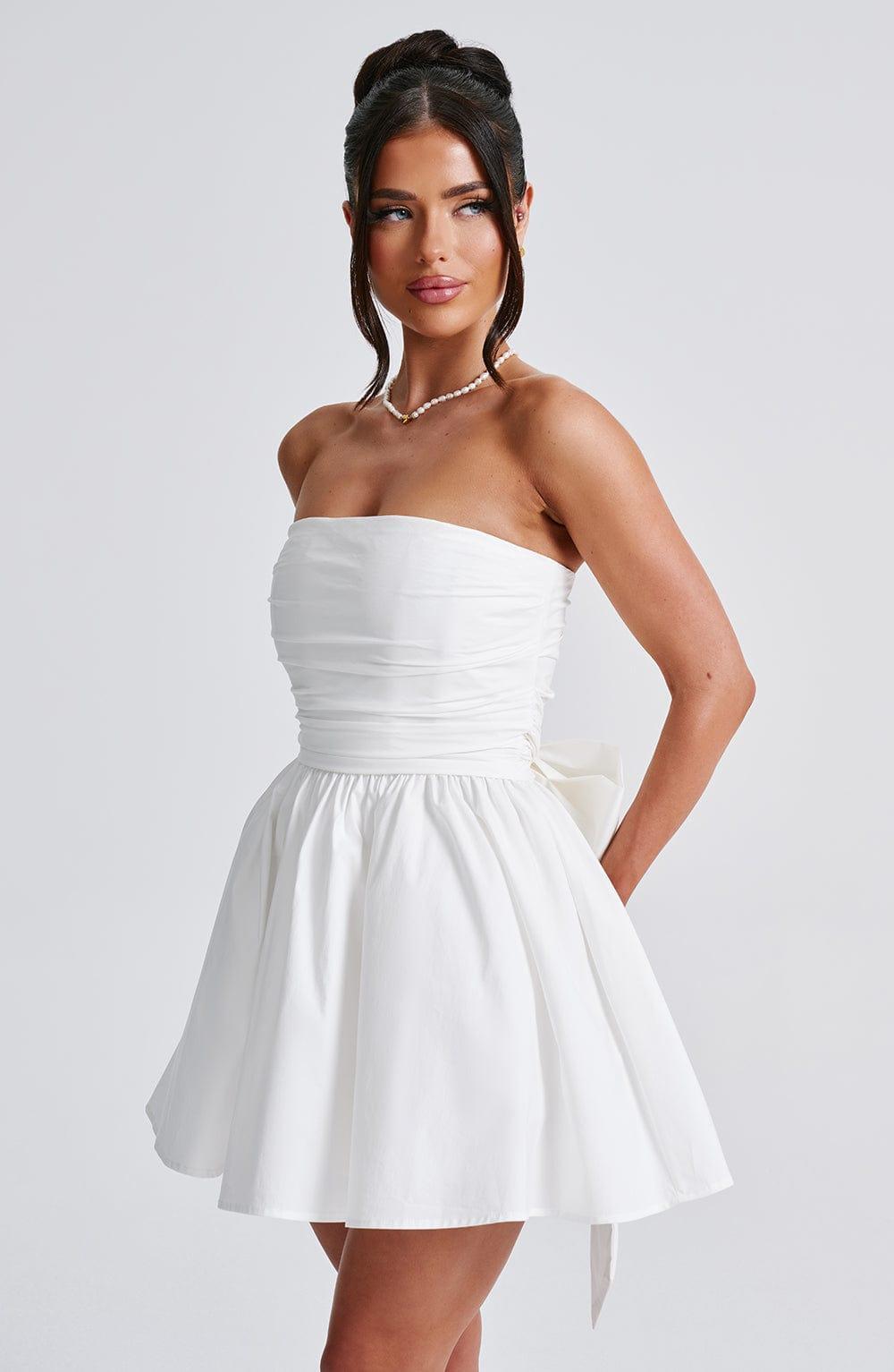 Katrina Mini Dress - Ivory Product Image