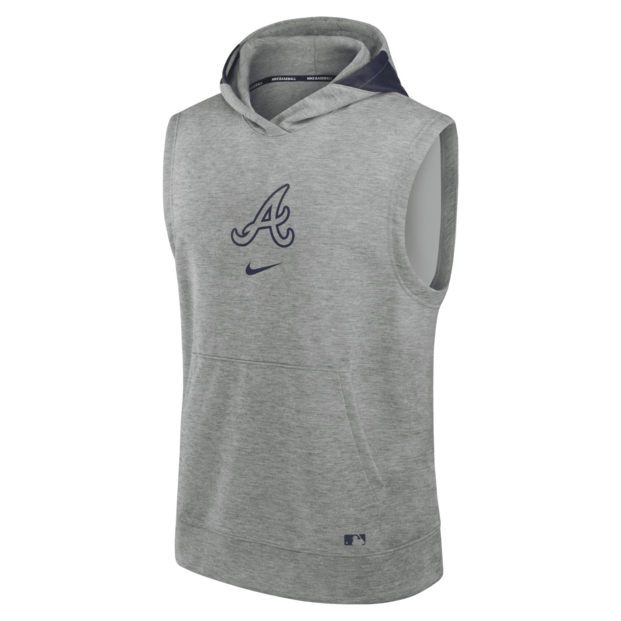 Tampa Bay Rays Authentic Collection Early Work Menâs Nike Men's Dri-FIT MLB Sleeveless Pullover Hoodie Product Image