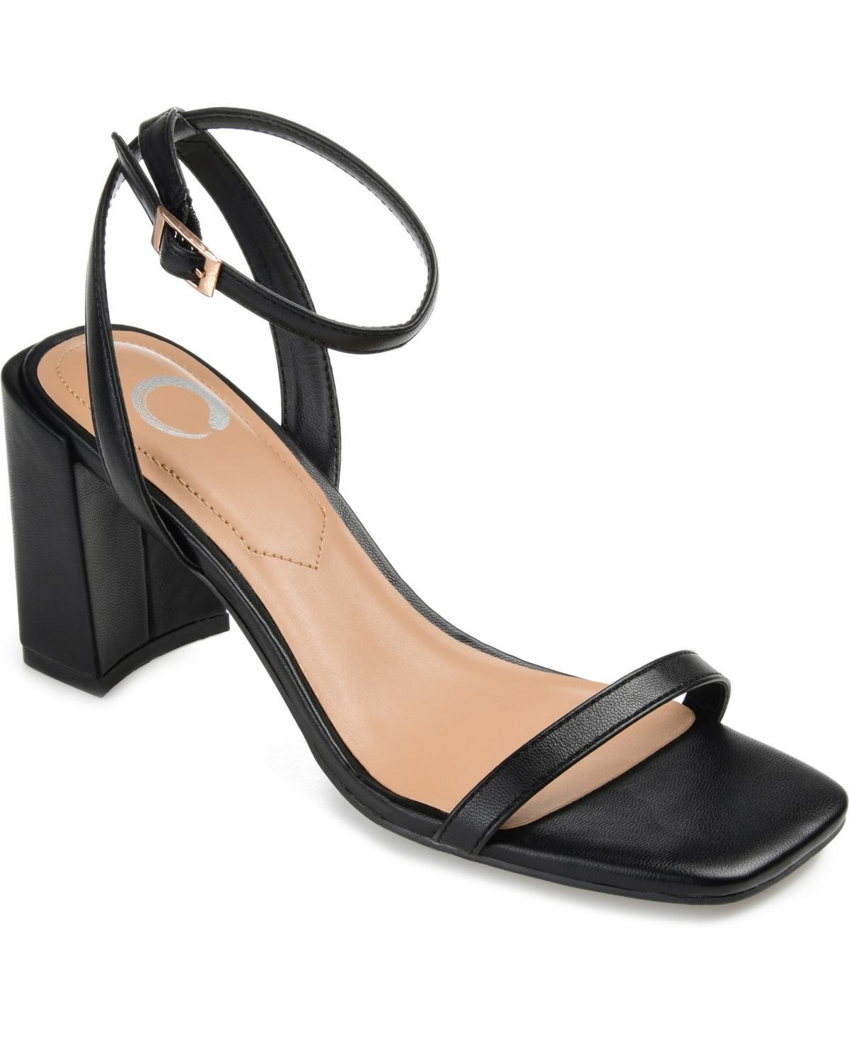 Journee Collection Womens Chasity Block Heel Sandals Product Image