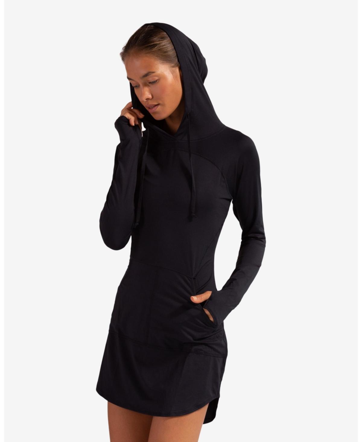 Womens Upf 50+ Sun Protection Hoodie Dress Product Image