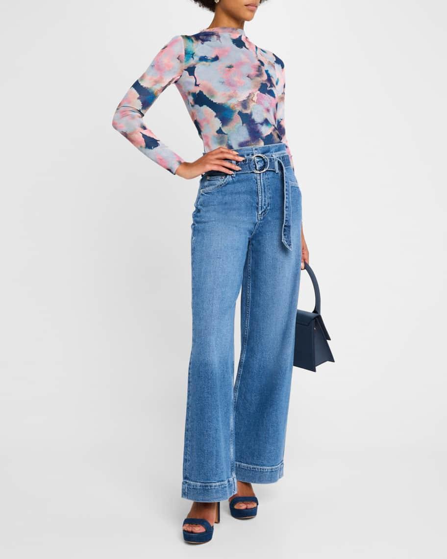 Descanso Belted Wide-Leg Jeans  Product Image