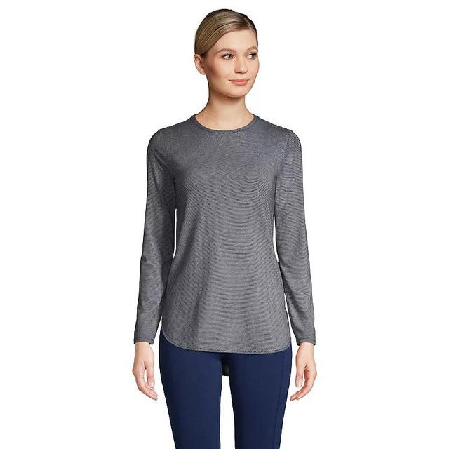 Womens Lands End Moisture-Wicking Long Sleeve Tunic Product Image