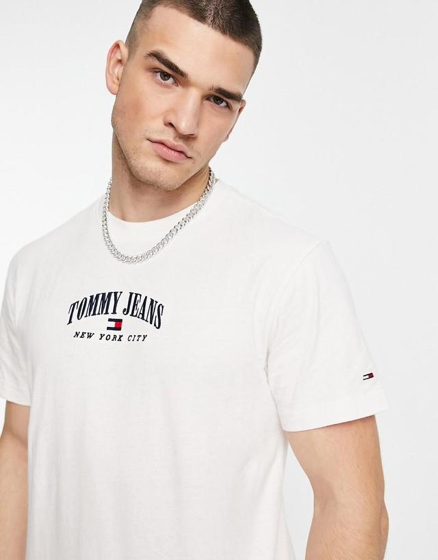 Tommy Jeans cotton small varsity logo classic fit t-shirt Product Image