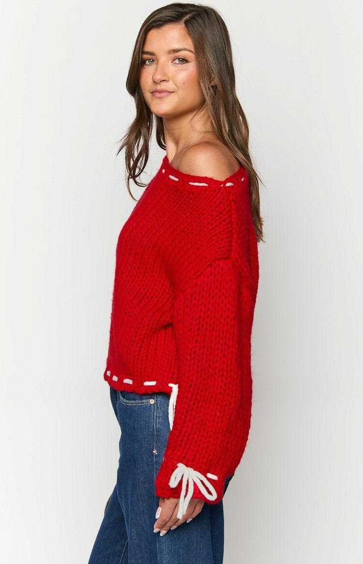 Bea Red Sweater Product Image