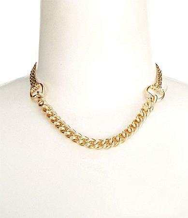 Lucky Brand Gold-Tone Chunky Chain Necklace, 15-1/2 + 3 extender Product Image