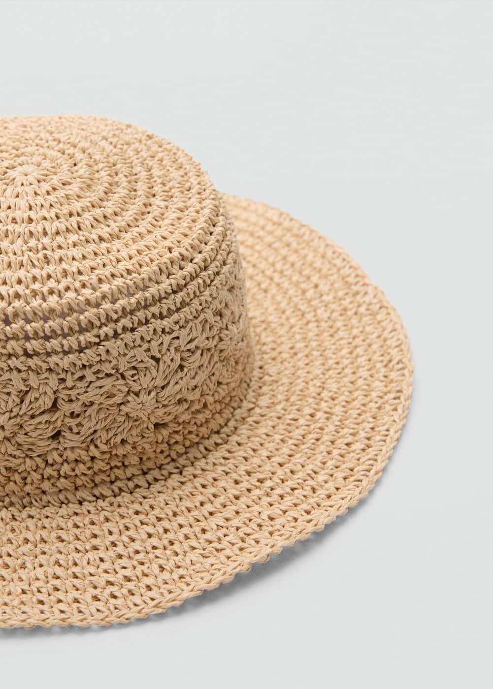 MANGO - Natural fiber hat - One size - Women Product Image