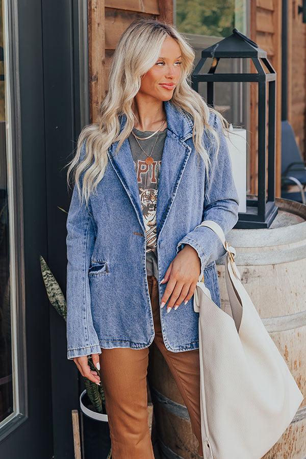 Dreaming Of Soho Denim Blazer product image