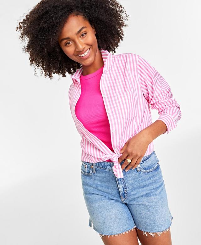 On 34th Womens Collared Button-Down Shirt, Xxs-4X, Created for Macys Product Image