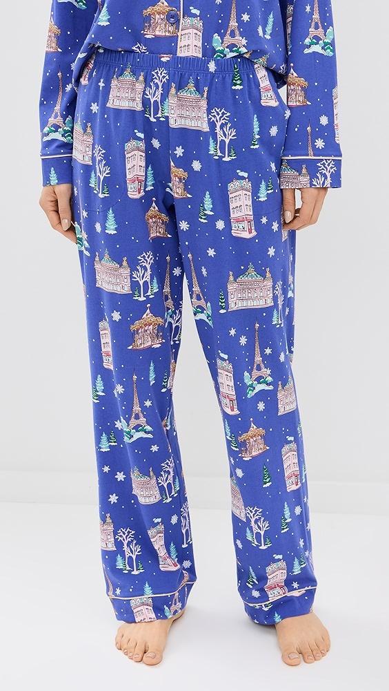 BedHead PJs Cotton Knit Long Sleeve Long PJ Set | Shopbop Product Image