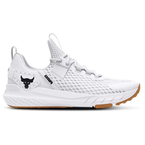 Under Armour Mens Under Armour Project Rock BSR - Mens Running Shoes White/Distant Gray/Black Product Image