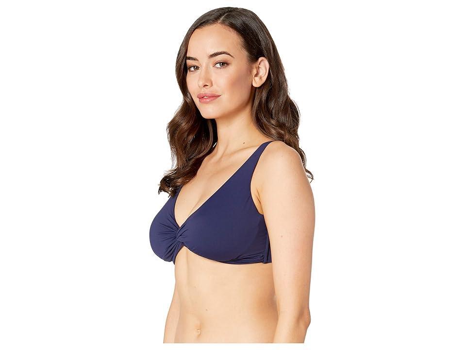 Tommy Bahama Pearl Underwire Over the Shoulder Twist Front Bra (Mare ) Women's Swimwear Product Image