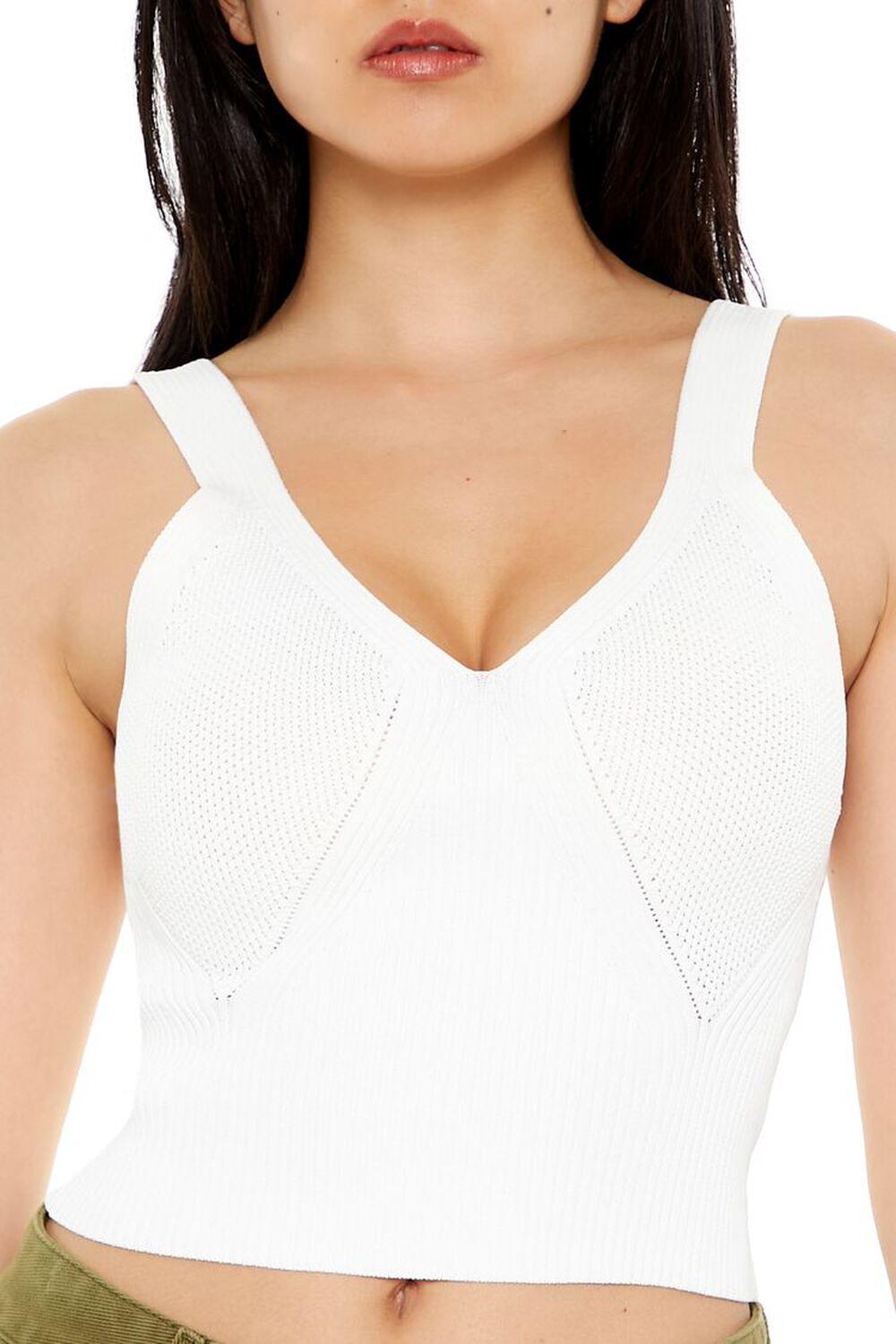 Cropped Sweater-Knit Tank Top | Forever 21 Product Image