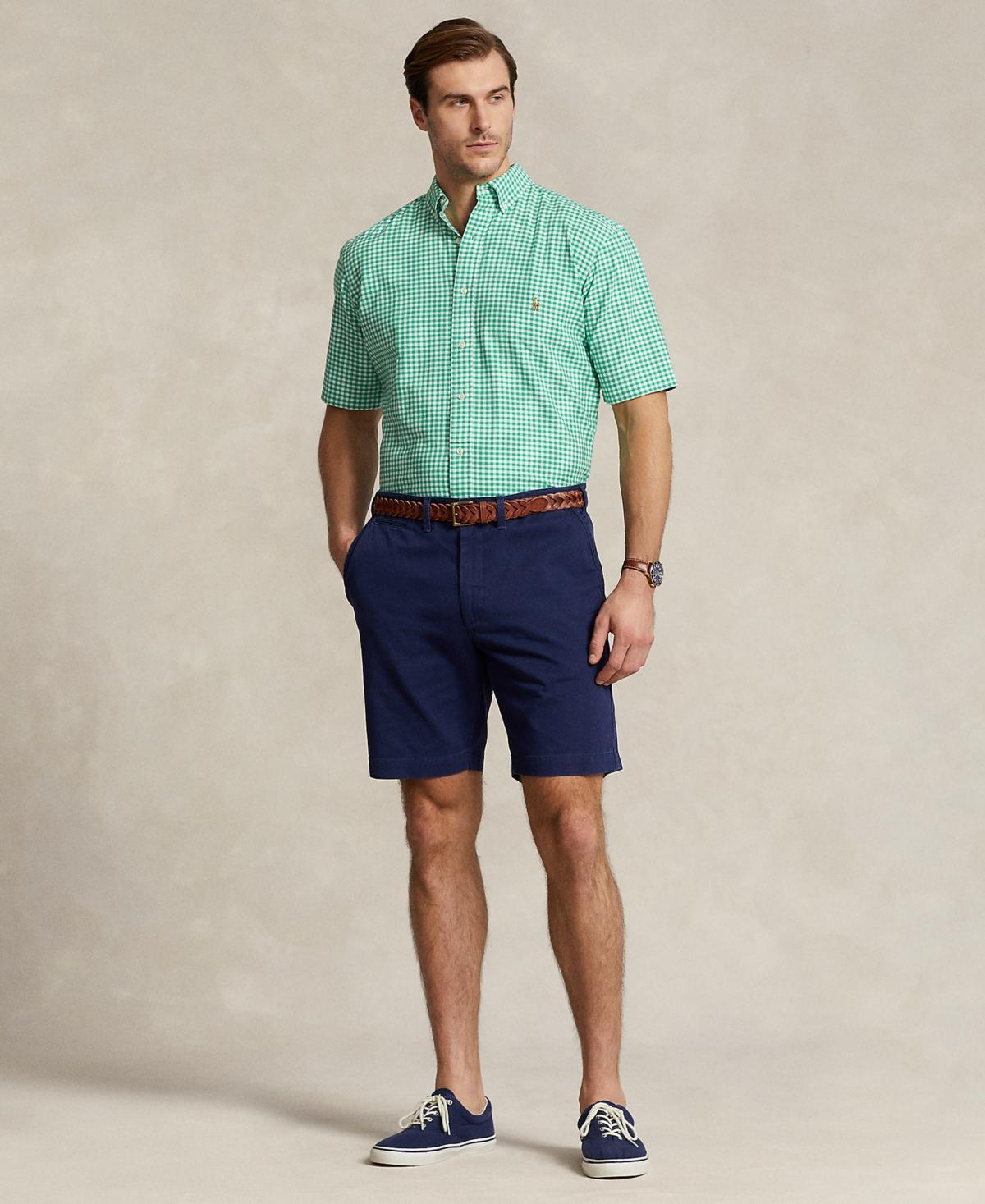 Men's Big & Tall Classic-fit Chino Shorts In Newport Navy Product Image