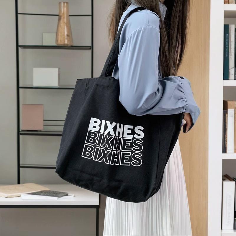 Lettering Tote Bag Product Image