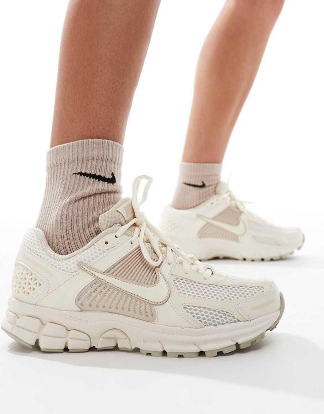 Nike Zoom Vomero 5 sneakers in off white Product Image