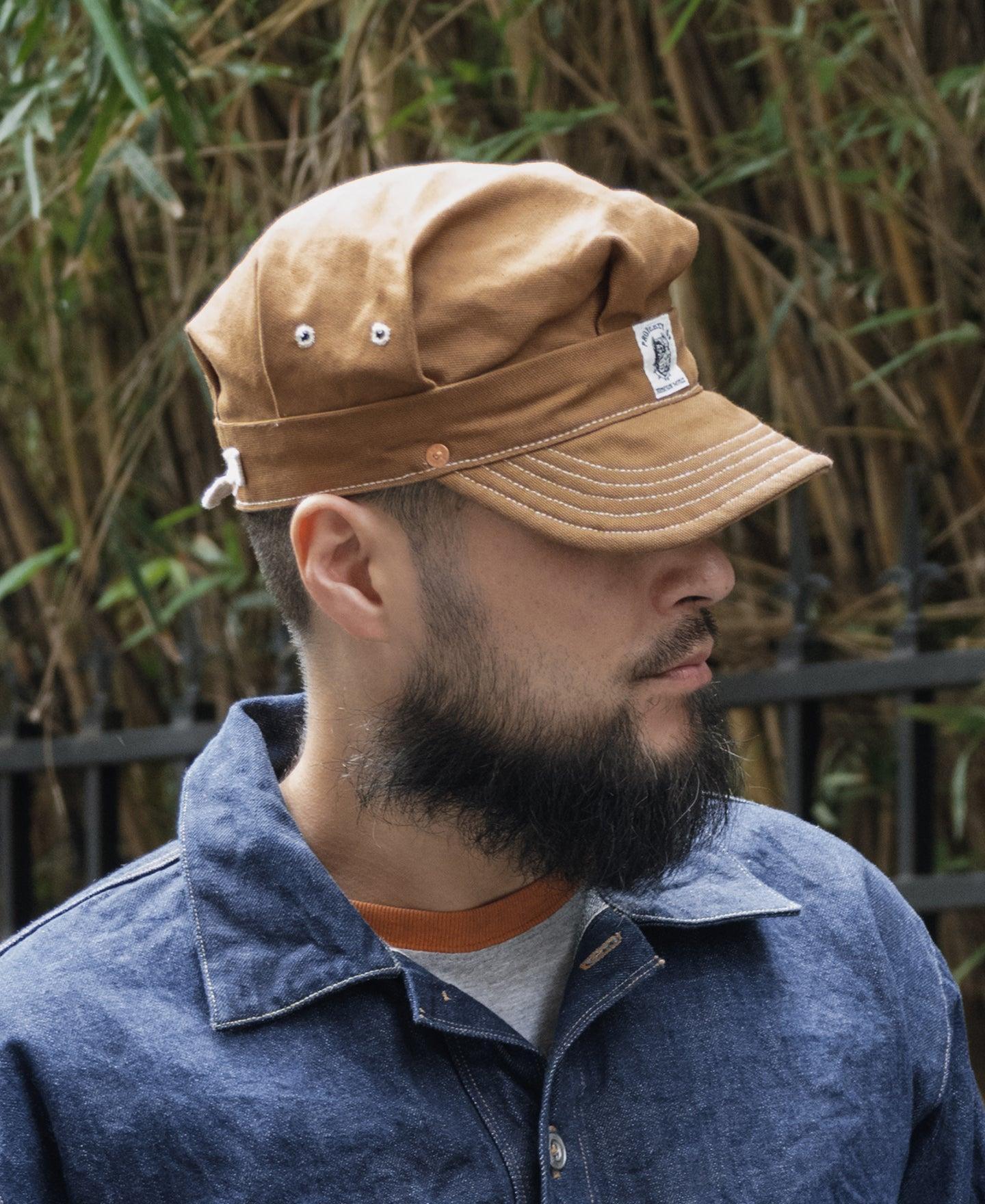 Duck Canvas Railroad Engineer Cap Product Image