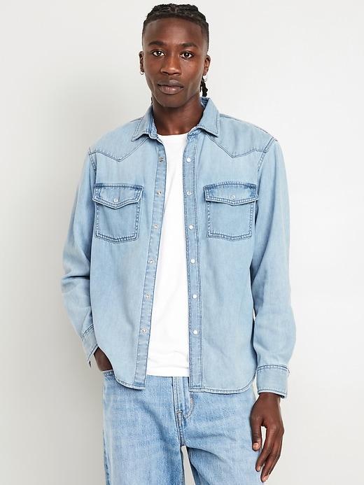 Jean Pocket Shirt Product Image