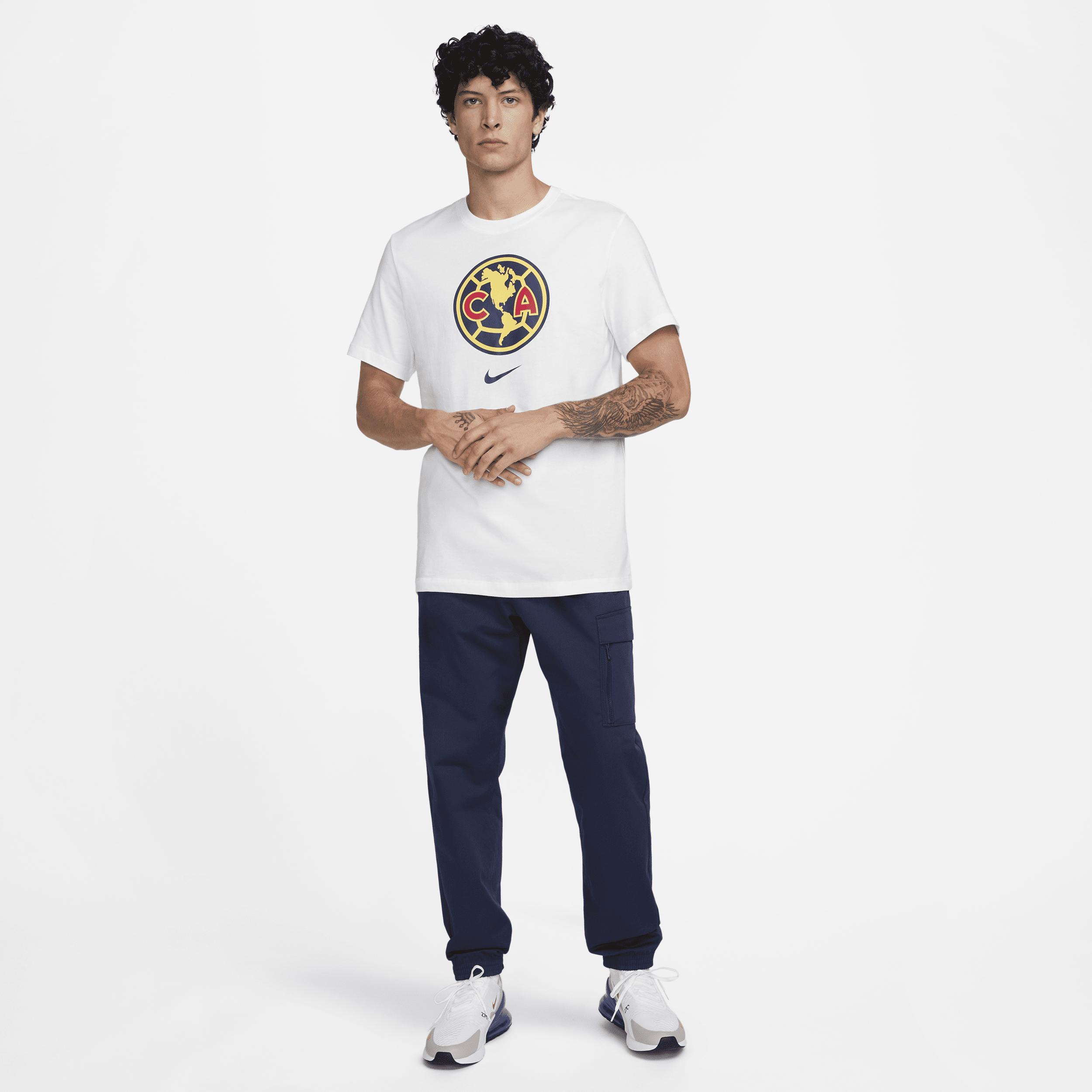 Mens Nike White Club America Crest T-Shirt Product Image