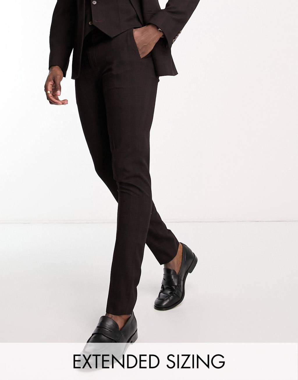 ASOS DESIGN skinny suit pants Product Image