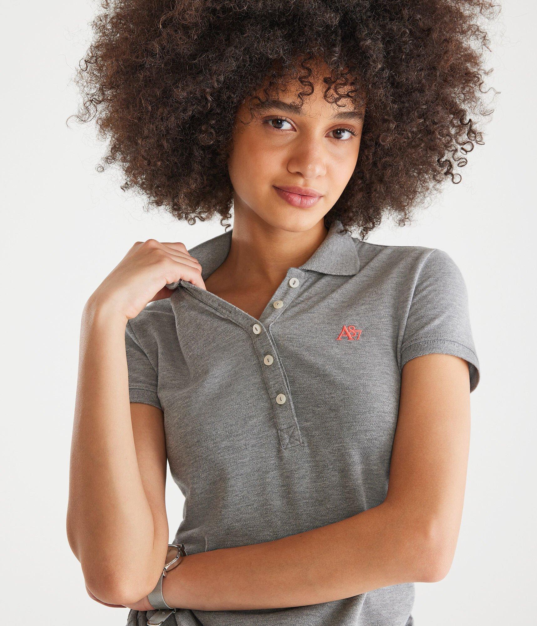 GirlsTopsPolosA87 Piqué Polo Product Image