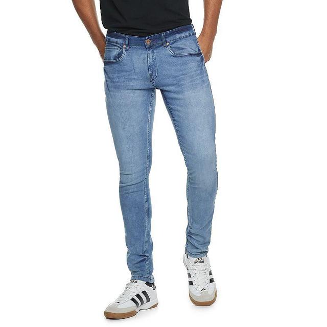 Mens Cultura Washed Super Flex Skinny Jeans Product Image