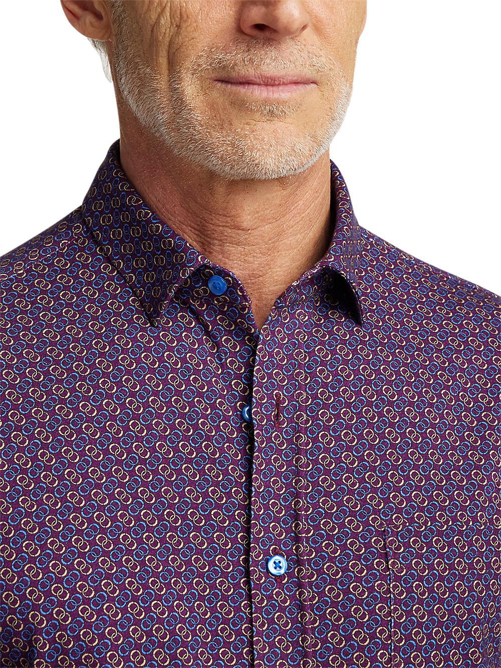 Cotton Button Front Polo - Multi Product Image