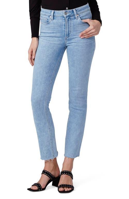 Paige Cindy High Rise Ankle Straight Jeans in Park Ave Product Image