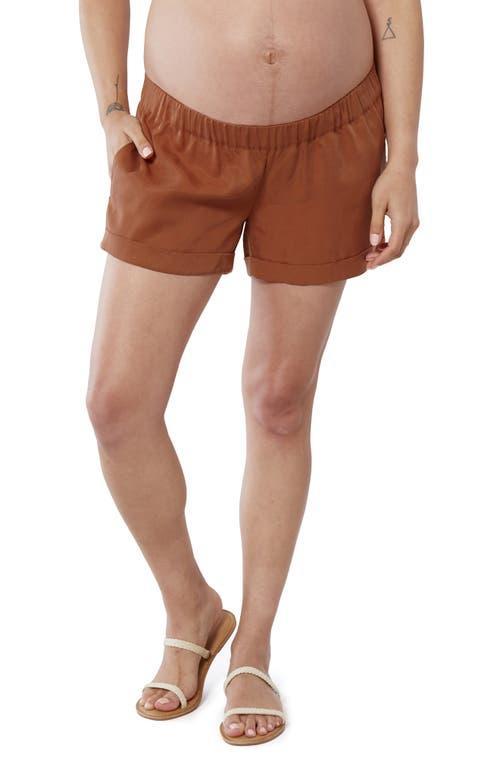 Ingrid & Isabel Elastic Waist Maternity Shorts Product Image