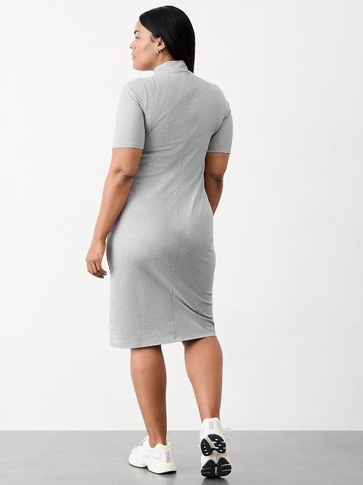 Signature Rib Mock Neck Dress Product Image