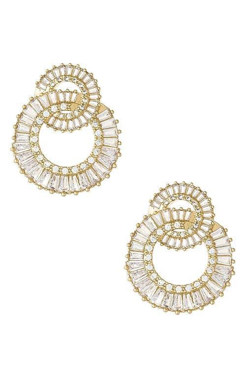 Ettika Rotating Circle Stud Earrings Product Image