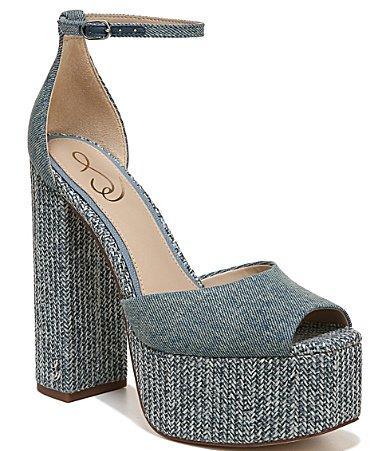 Sam Edelman Kori Ankle Strap Peep Toe Platform Sandal Product Image