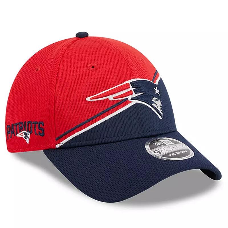 Mens New Era Red New England Patriots 2023 Sideline 9FORTY Adjustable Hat - Red Product Image