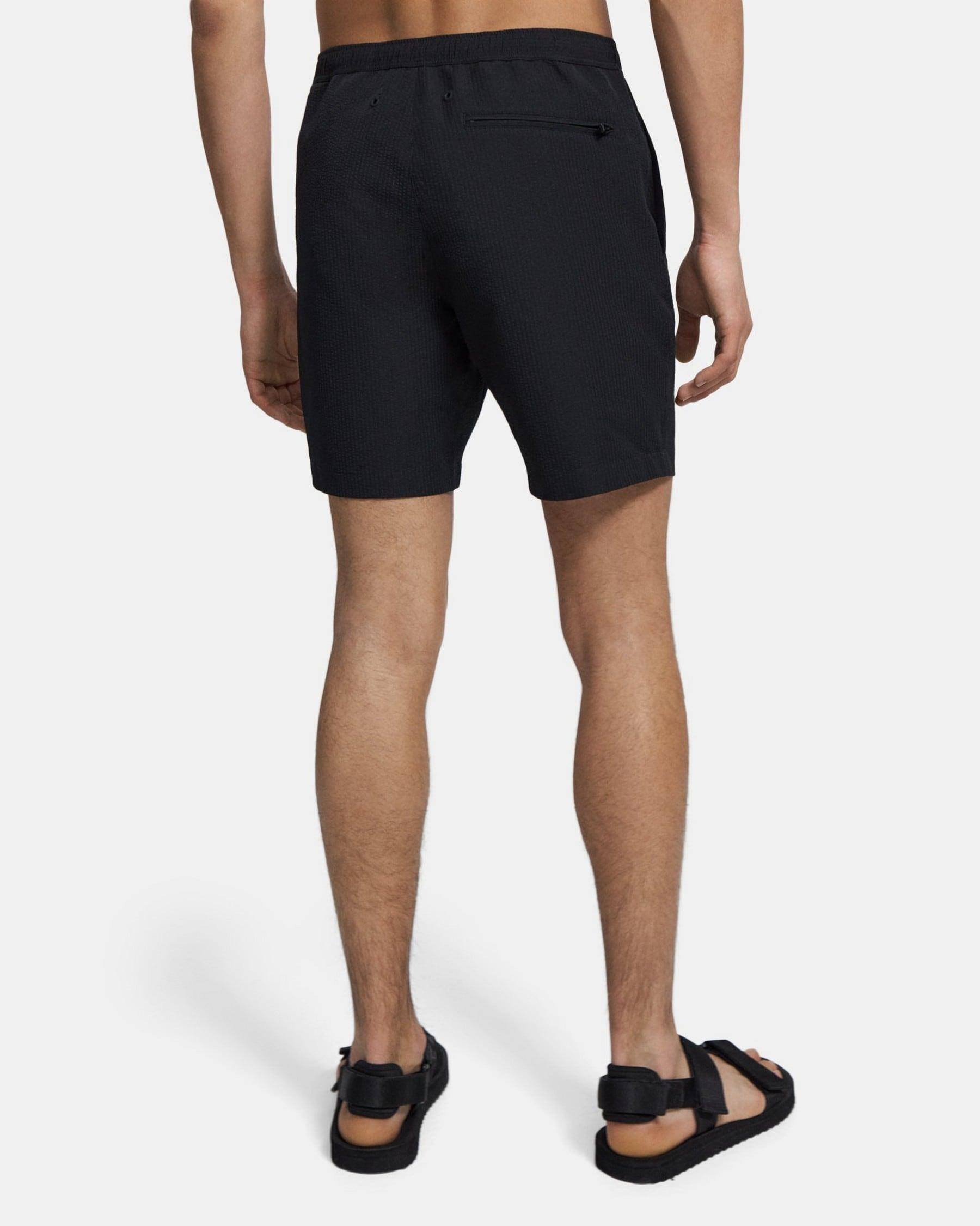 Swim Trunks in Stretch Seersucker Product Image