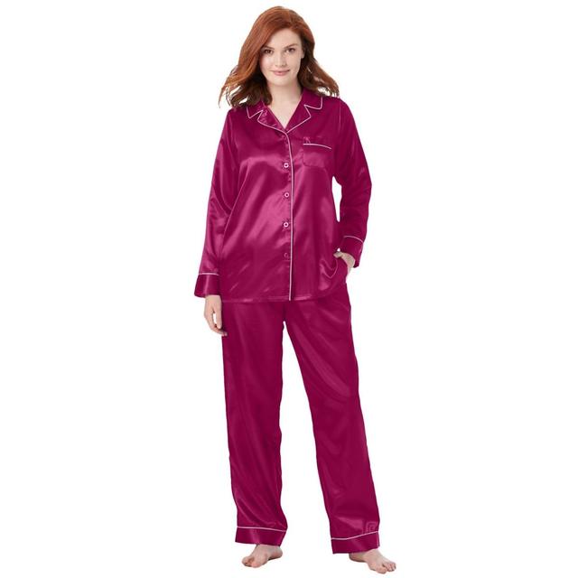 Amoureuse Womens The Luxe Satin Pajama Set Product Image