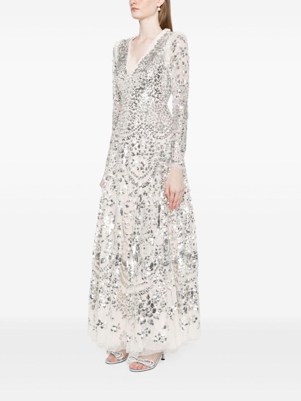 Chandalier sequin-embellished gown Product Image