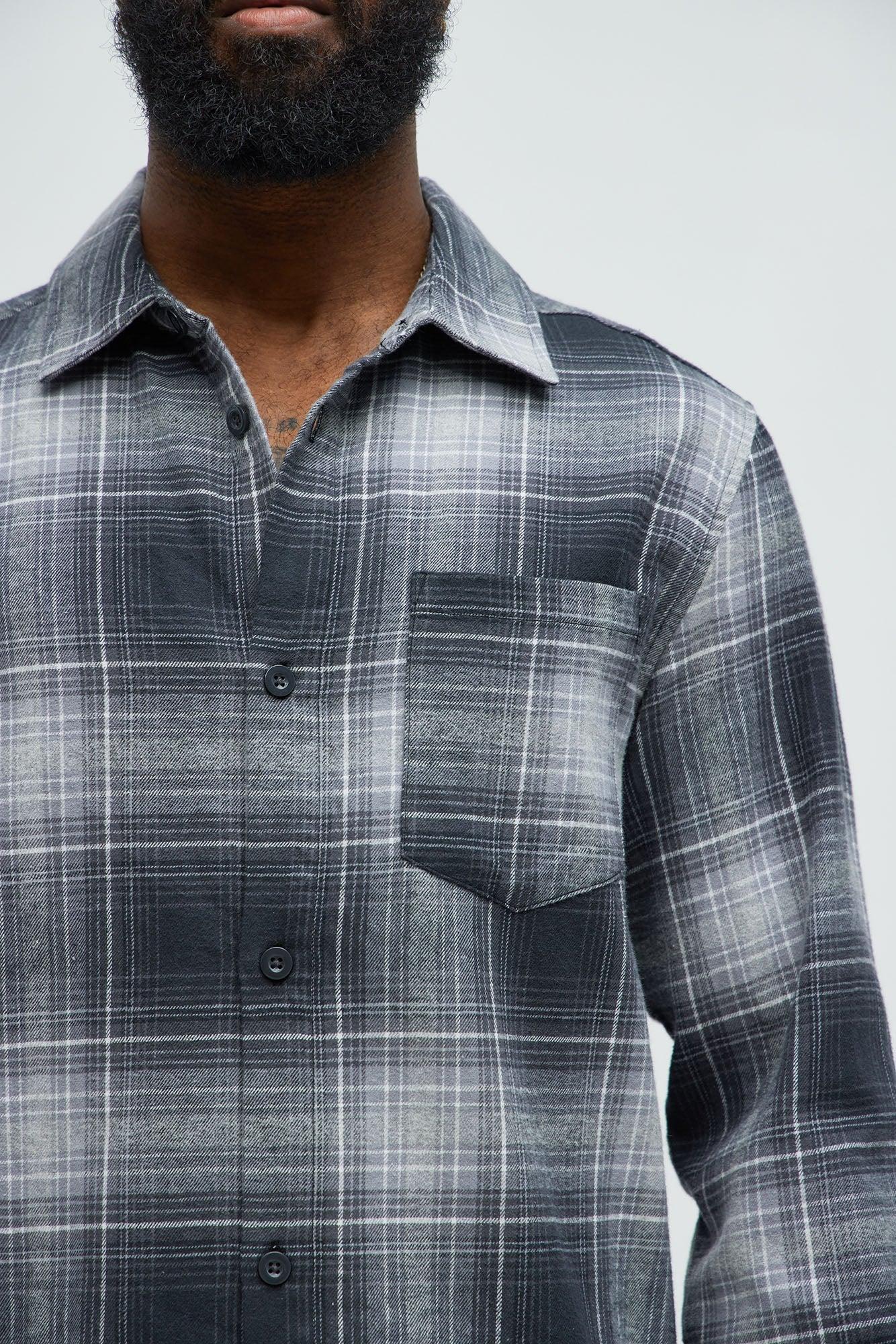 Eatonia Flannel Shirt - Grey/combo Product Image