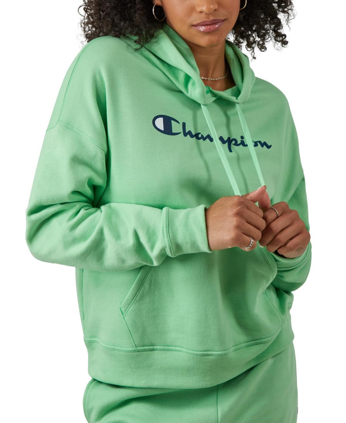 Champion Womens Relaxed Logo Fleece Sweatshirt Hoodie Product Image